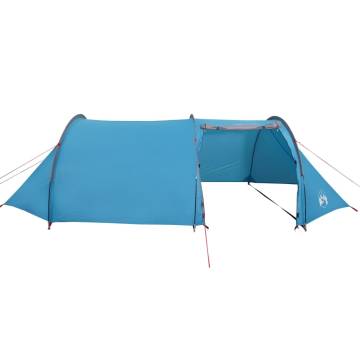 Camping Tent 4-Person Blue Waterproof