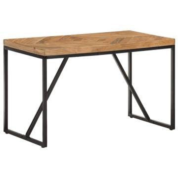 Dining Table 120x60x76 cm Solid Acacia and Mango Wood