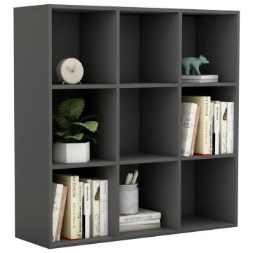 Book Cabinet Grey 98x29x97.5 cm Engineered Wood