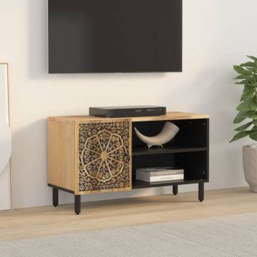 TV Cabinet 80x31x46 cm Solid Wood Mango