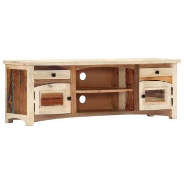 TV Cabinet 120x30x40 cm Solid Reclaimed Wood