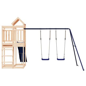 Outdoor Playset Solid Wood Pine