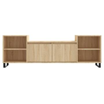 TV Cabinet Sonoma Oak 160x35x55 cm Engineered Wood