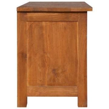 TV Cabinet 100x30x40 cm Solid Teak Wood