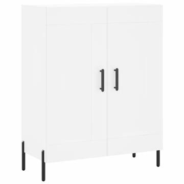 Highboard White 69.5x34x180 cm Engineered Wood