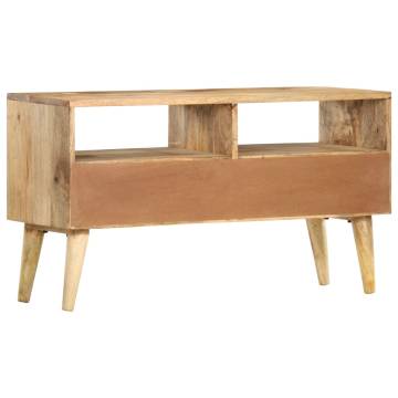 TV Cabinet 90x30x50 cm Solid Mango Wood