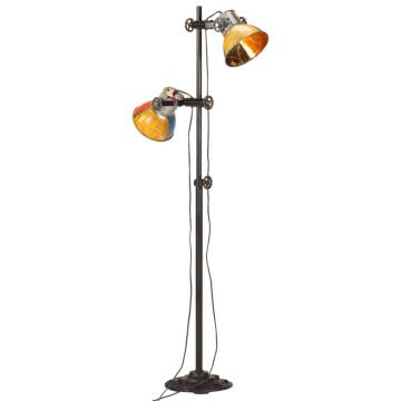 Floor Lamp with 2 Lampshade Multicolour E27