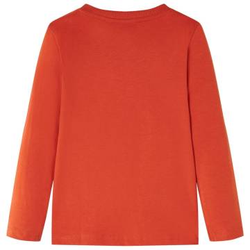 Kids' T-shirt with Long Sleeves Orange 116