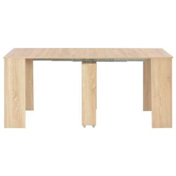 Extendable Dining Table Sonoma Oak 175x90x75 cm