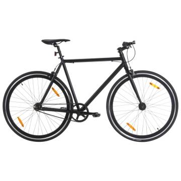 Fixed Gear Bike Black 700c 55 cm