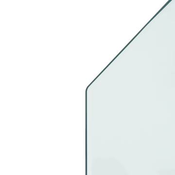 Fireplace Glass Plate Hexagon 100x60 cm