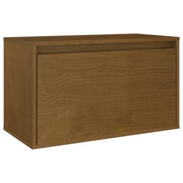 TV Cabinets 3 pcs Honey Brown Solid Wood Pine