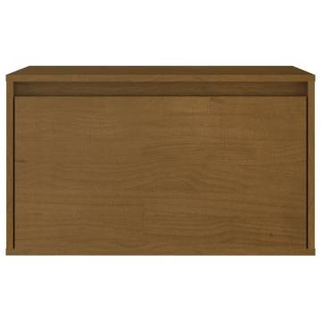 TV Cabinets 3 pcs Honey Brown Solid Wood Pine