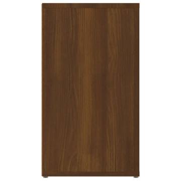 Sideboard Brown Oak 80x30x54 cm Engineered Wood