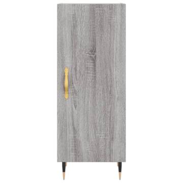 Highboard Grey Sonoma 34.5x34x180 cm Engineered Wood