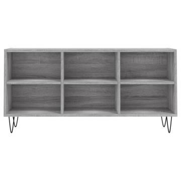 TV Cabinet Grey Sonoma 103.5x30x50 cm Engineered Wood