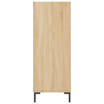 Bookcase Sonoma Oak 69.5x32.5x90 cm Engineered Wood