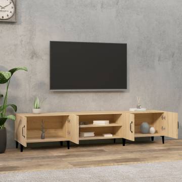 TV Cabinet Sonoma Oak 180x31.5x40 cm Engineered Wood