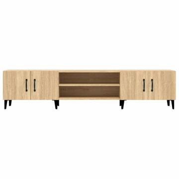 TV Cabinet Sonoma Oak 180x31.5x40 cm Engineered Wood