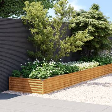 Garden Raised Bed 960x100x36 cm Corten Steel