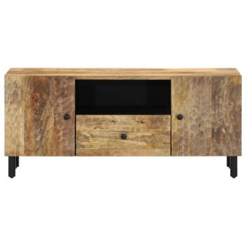 TV Cabinet 105x33x46 cm Solid Wood Mango