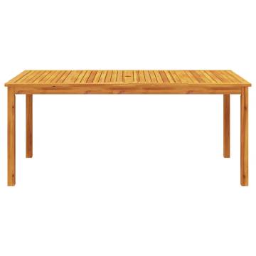 Garden Dining Table 180x90x75 cm Solid Wood Acacia