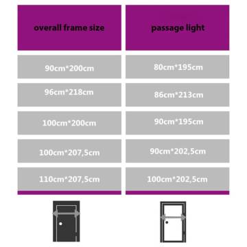 Front Door Anthracite 110x207.5 cm Aluminium