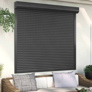 Roller Shutter Aluminium 160x150 cm Anthracite