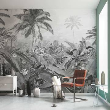 Komar Photo Mural Amazonia Black and White 400x250 cm