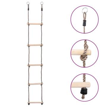 5-Step Ladder 210 cm Solid Pinewood