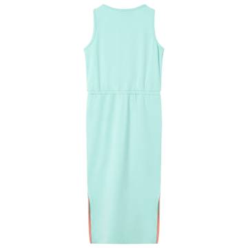 Kids' Dress with Drawstring Light Mint 92