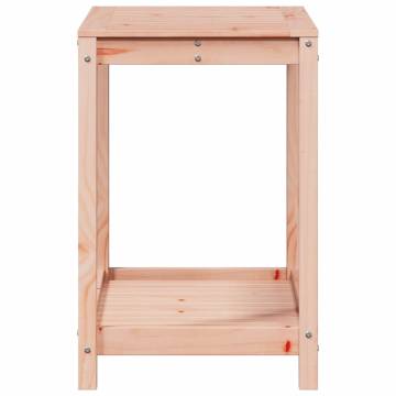 Potting Table with Shelf 82.5x50x75 cm Solid Wood Douglas