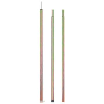 Telescopic Tent Pole with Length of 170-255 cm Galvanised Steel