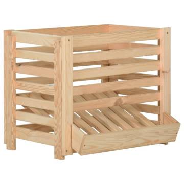 Potato Box 60x40x50 cm Solid Pinewood