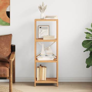 4-Tier Shelf 40x30x112 cm Solid Wood Oak