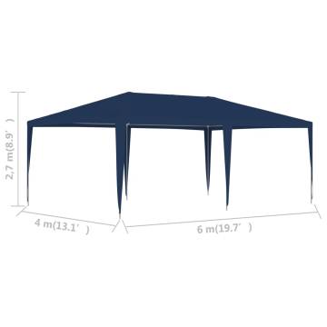 Party Tent 4x6 m Blue