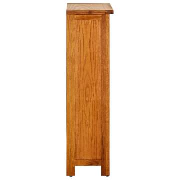 Bookcase 45x22.5x82 cm Solid Oak Wood