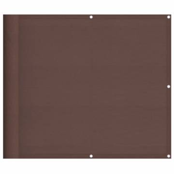 Balcony Screen Brown 90x1000 cm 100% Polyester Oxford