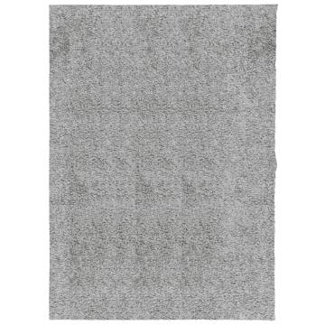 Shaggy Rug PAMPLONA High Pile Modern Grey 240x340 cm