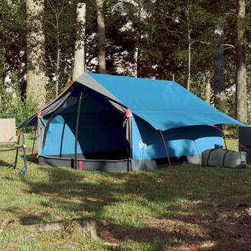 Camping Tent 2-Person Blue Waterproof