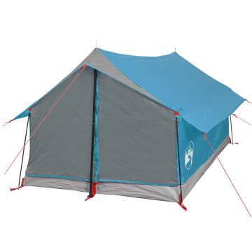 Camping Tent 2-Person Blue Waterproof