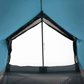 Camping Tent 2-Person Blue Waterproof