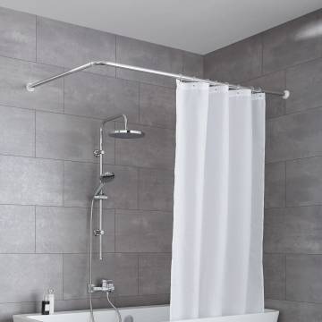 Kleine Wolke Universal Shower Curtain Rod 3 Sizes Chrome