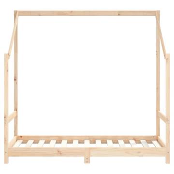 Kids Bed Frame 80x160 cm Solid Wood Pine