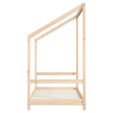 Kids Bed Frame 80x160 cm Solid Wood Pine