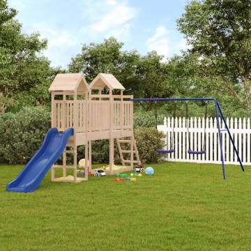 Outdoor Playset Solid Wood Pine