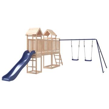 Outdoor Playset Solid Wood Pine