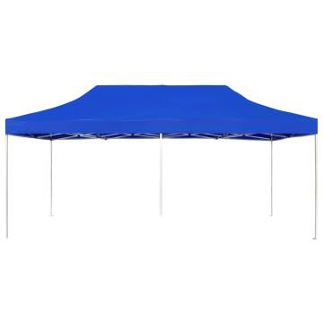 Professional Folding Party Tent Aluminium 6x3 m Blue