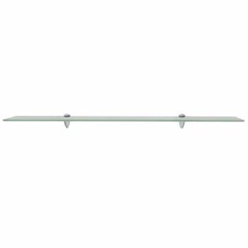 Floating Shelves 2 pcs Glass 100x10 cm 8 mm