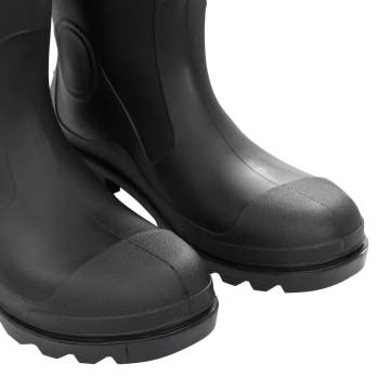 Rian Boots with Removable Socks Black Size 44 PVC